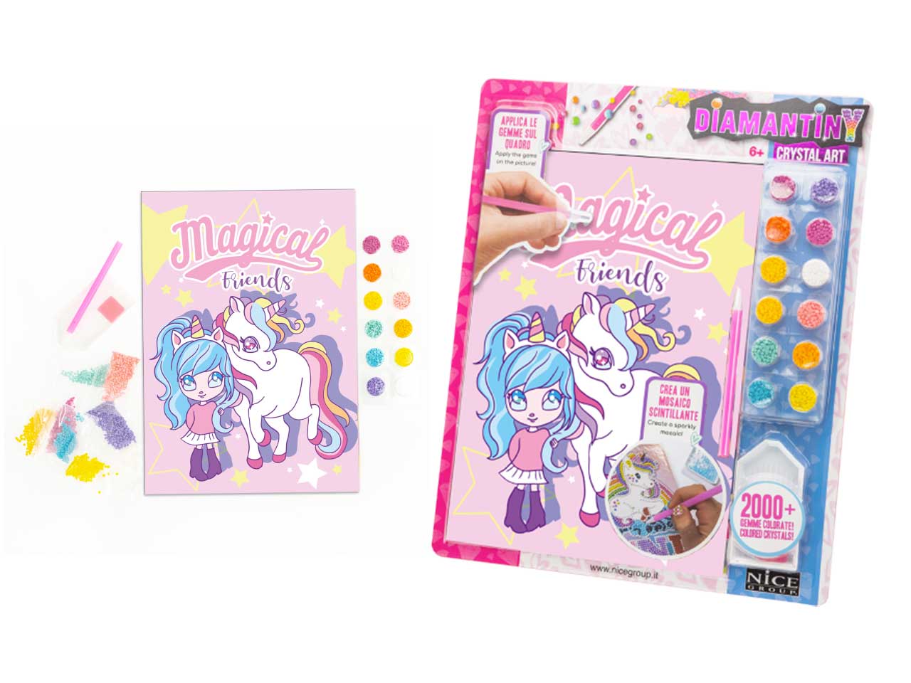 Diamantiny design art magical friends