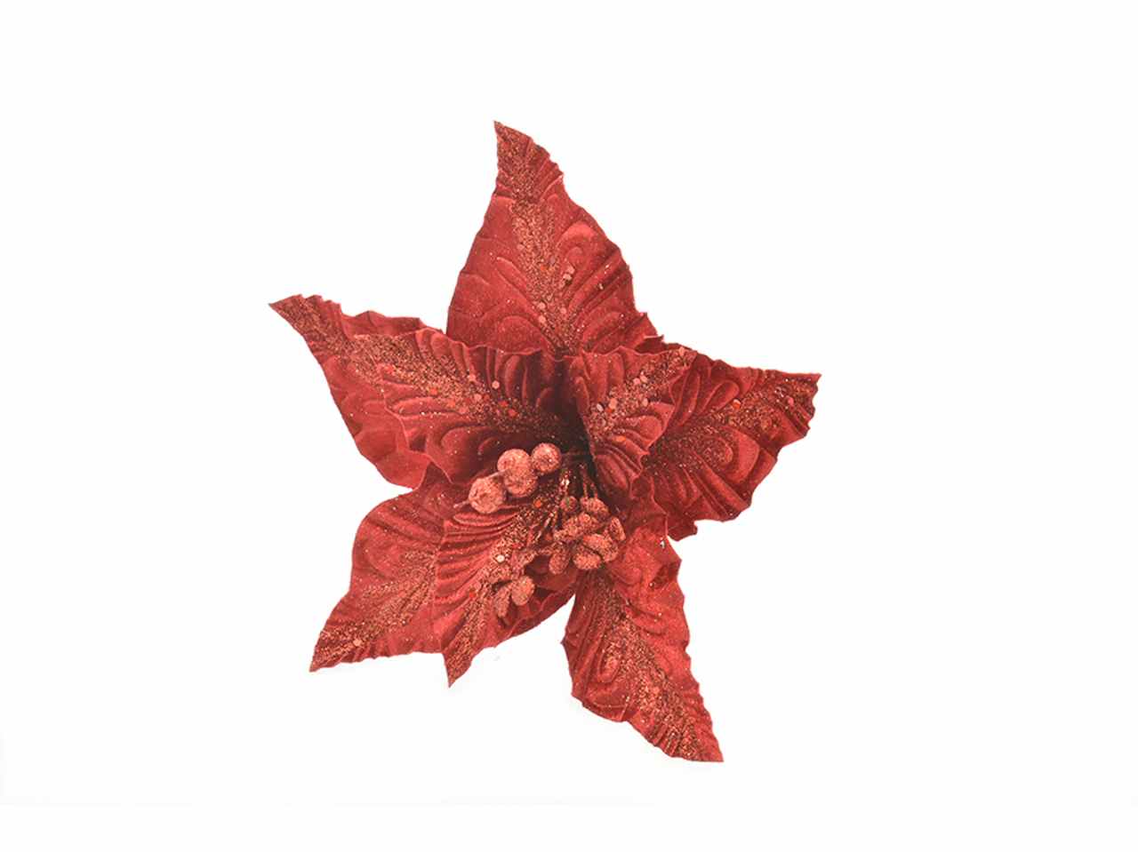 Fiore gambo corto rosso