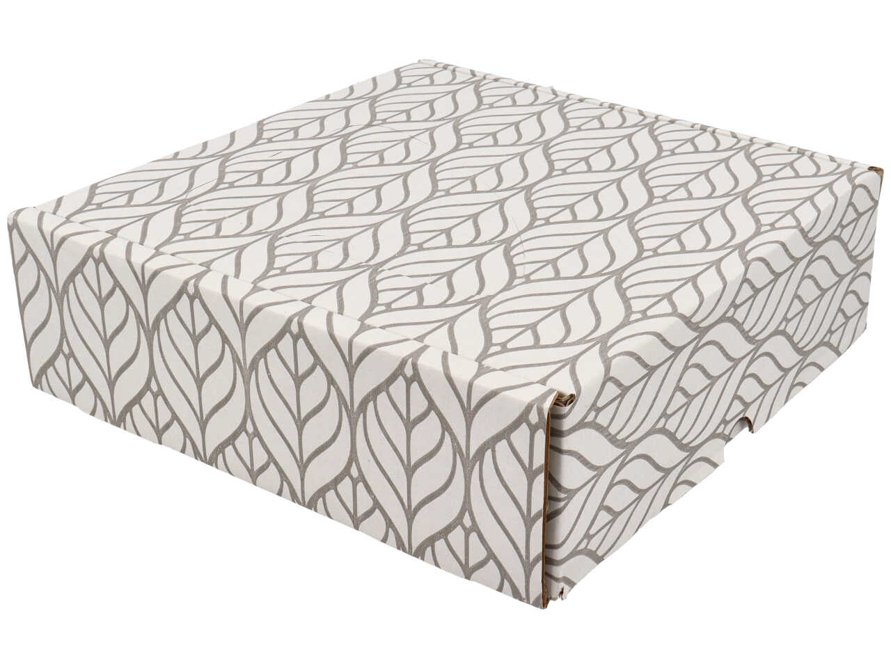 Centrotavola moderno rotondo in vetro verde salvia e bianco, Plain Aomori 22 cm - Franco