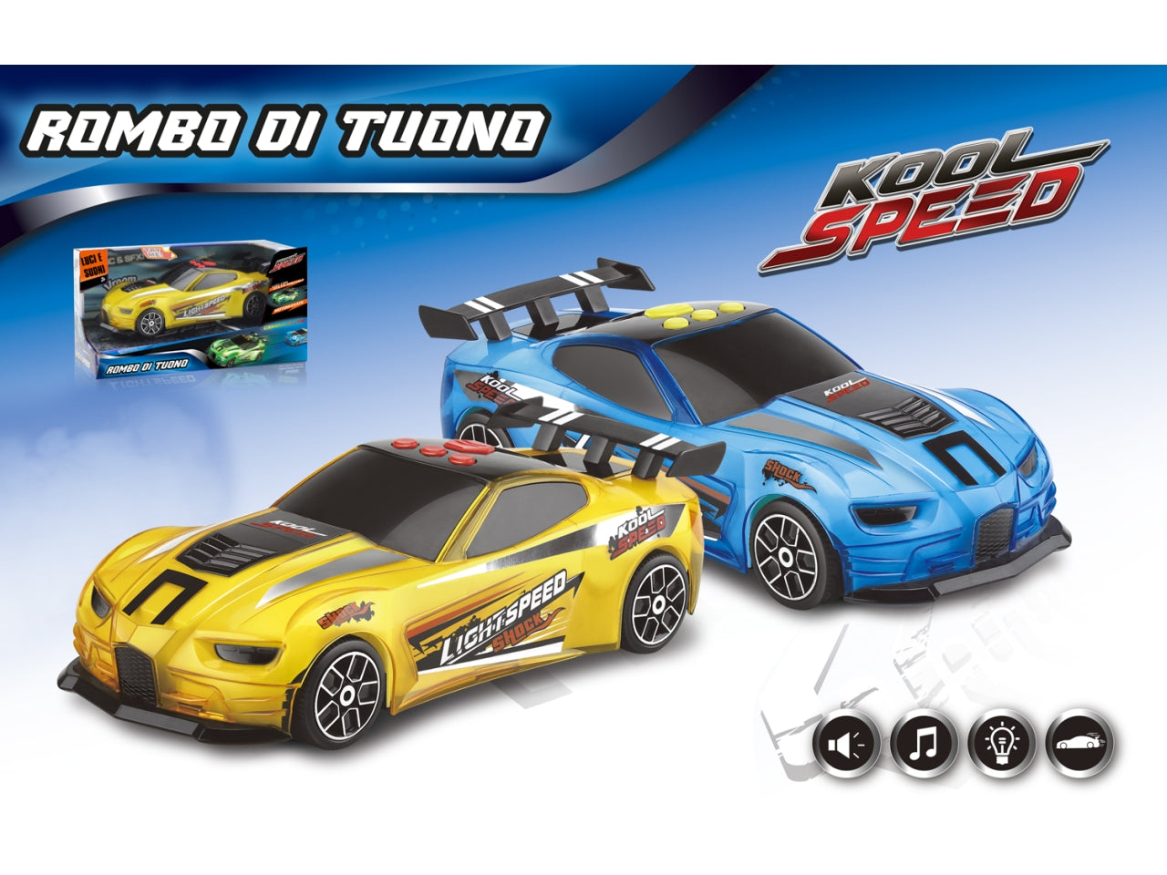 Auto light speed motorizzata