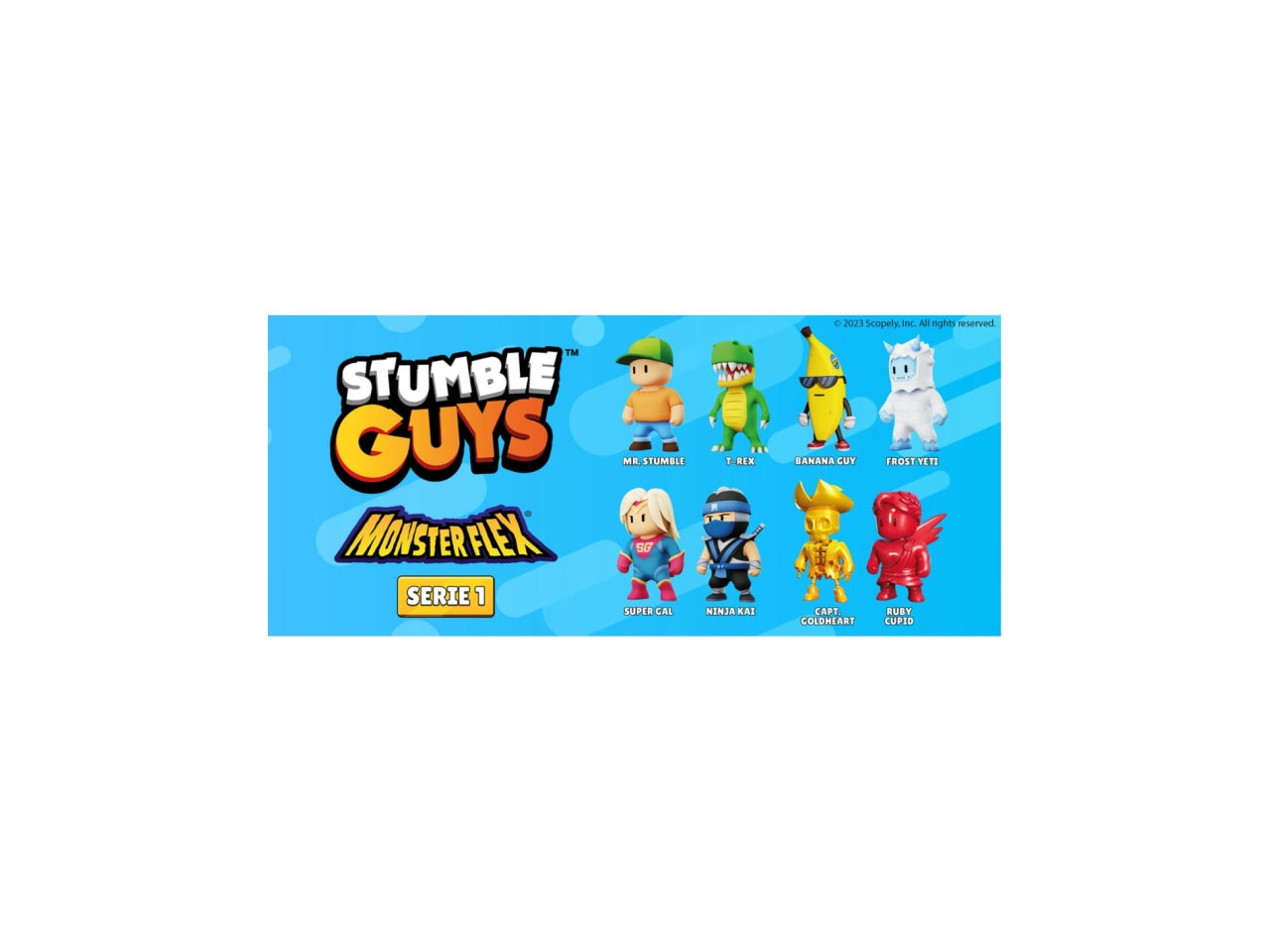 Stumble guys monsterflex pack da 3 personaggi