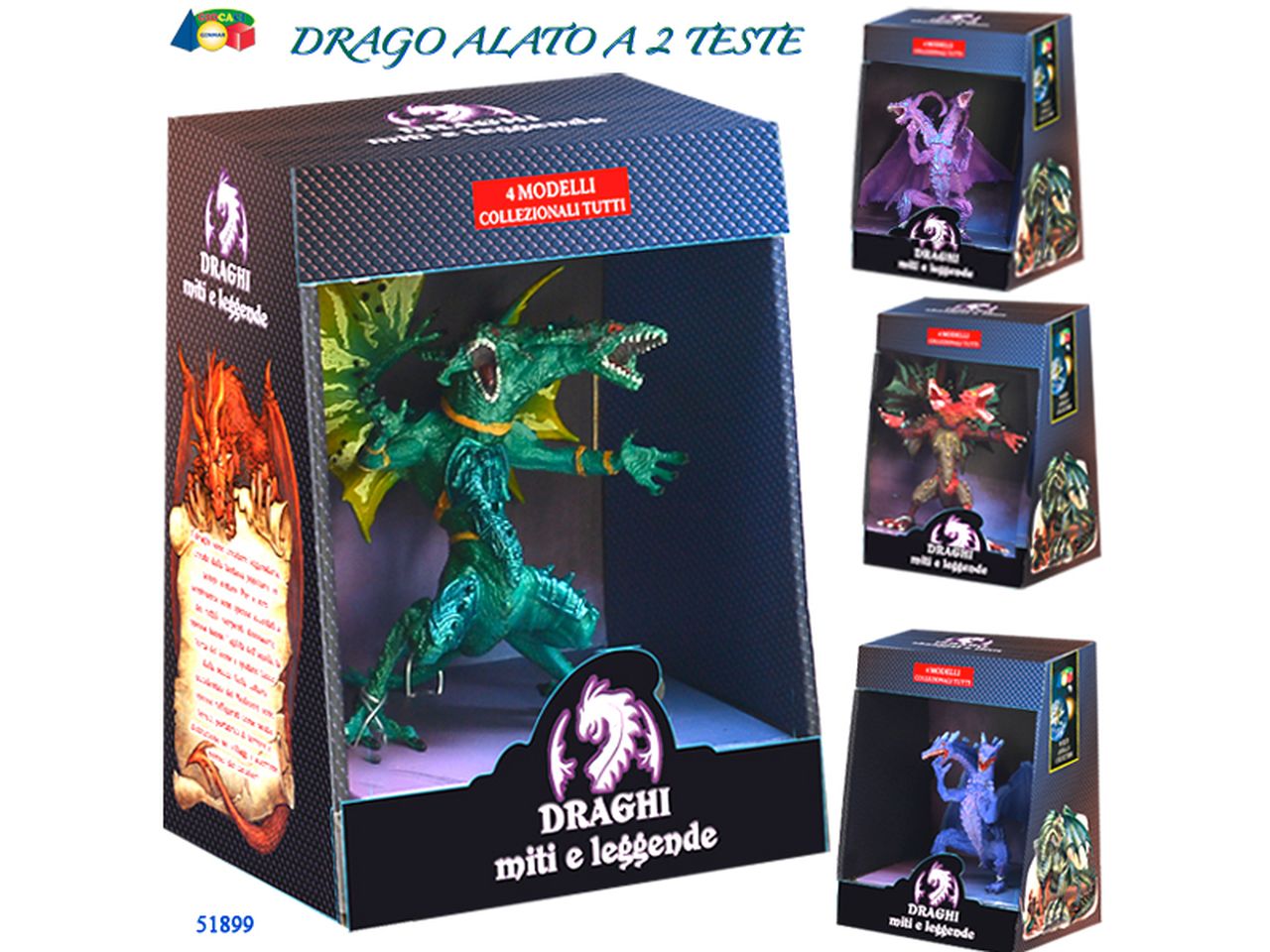 Drago alato 2 teste serie miti e leggende