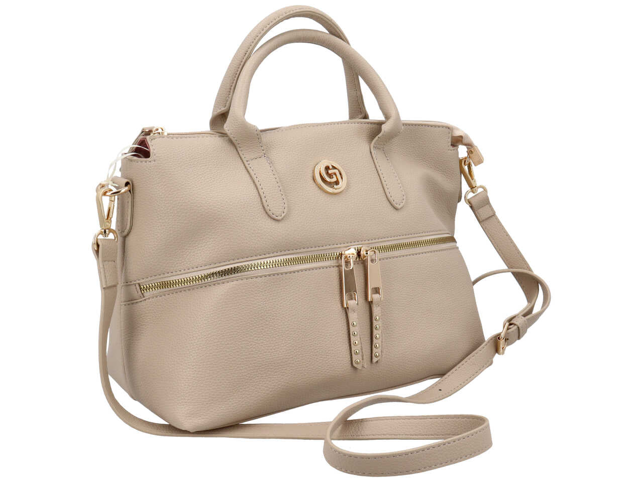 Borsa a mano first collection beige 100% polyurethane