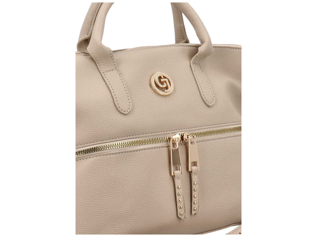 Borsa a mano first collection beige 100% polyurethane