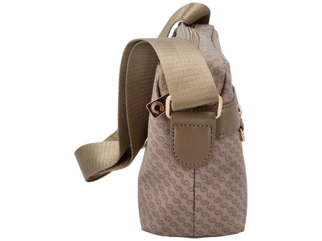 Borsa reporter angie collection taupe 100% polyurethane