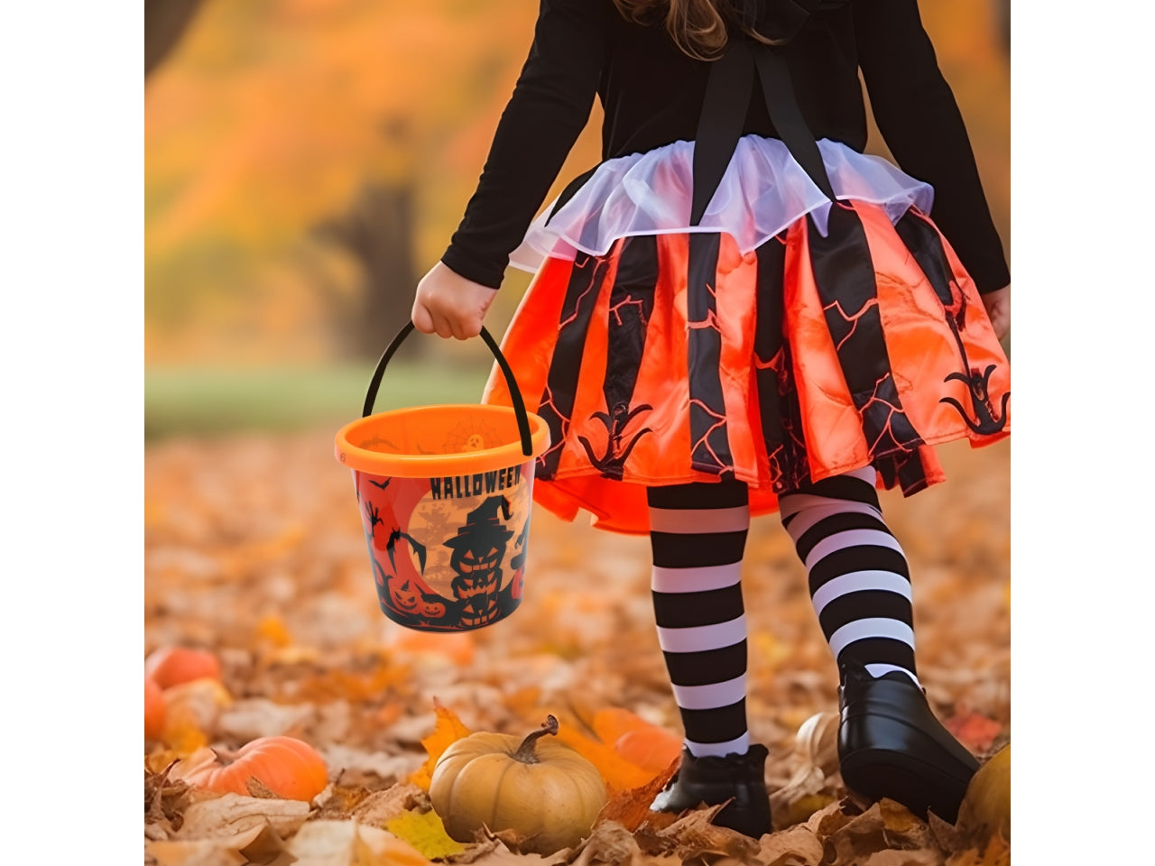 Cestino halloween dolcetto o scherzetto