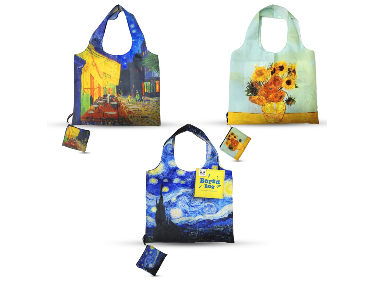 Borsa richiudibile van gogh