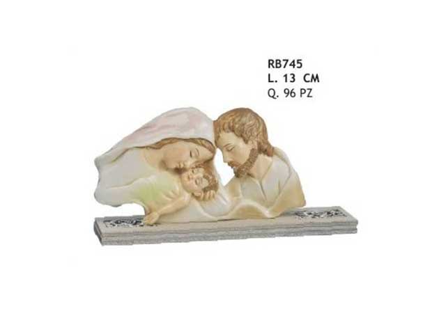 Icona sacra famiglia l.13cm.  rb745
