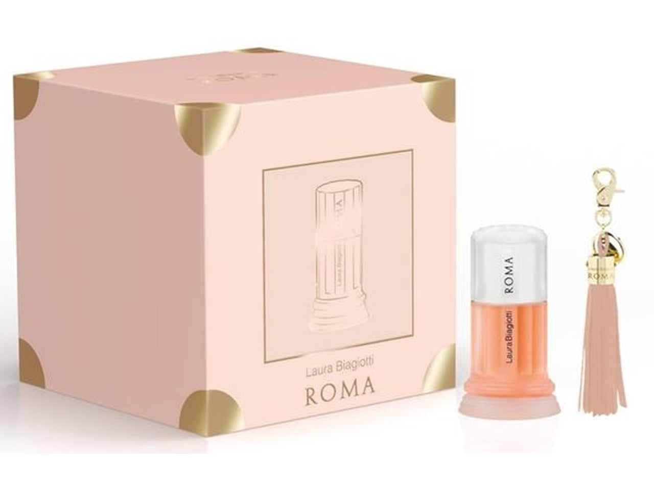 Laura biagiotti roma donna confezione regalo 25ml + charm portachiavi$