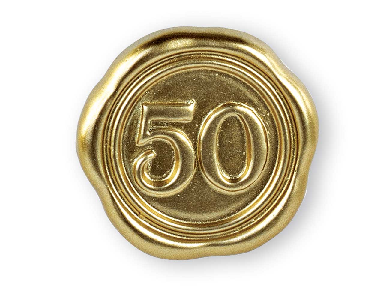 Chiudipacco adesivo n.50 ceralacca colore oro
