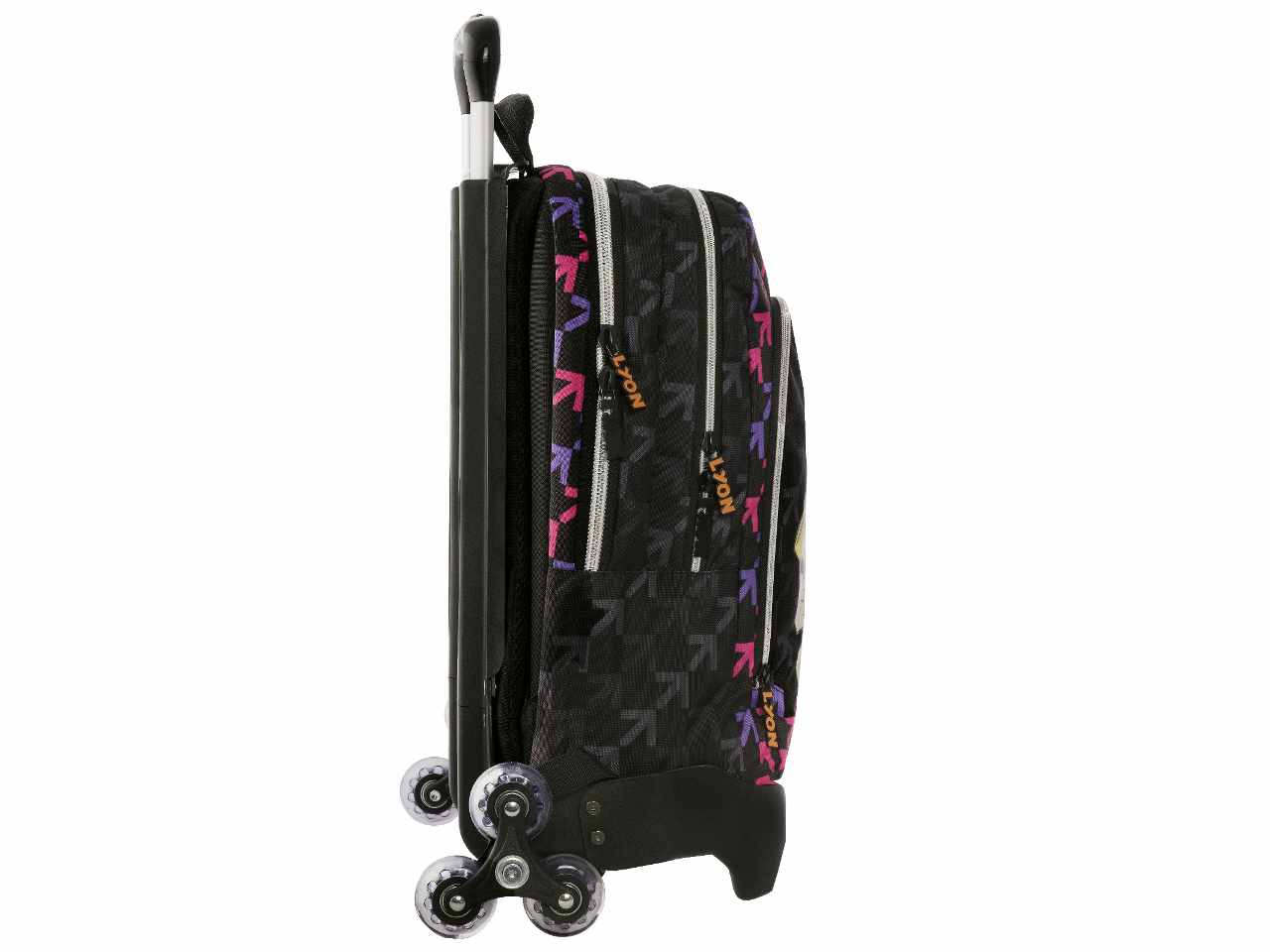 Zaino organizzato trolley staccabile new lyon gamer + anna