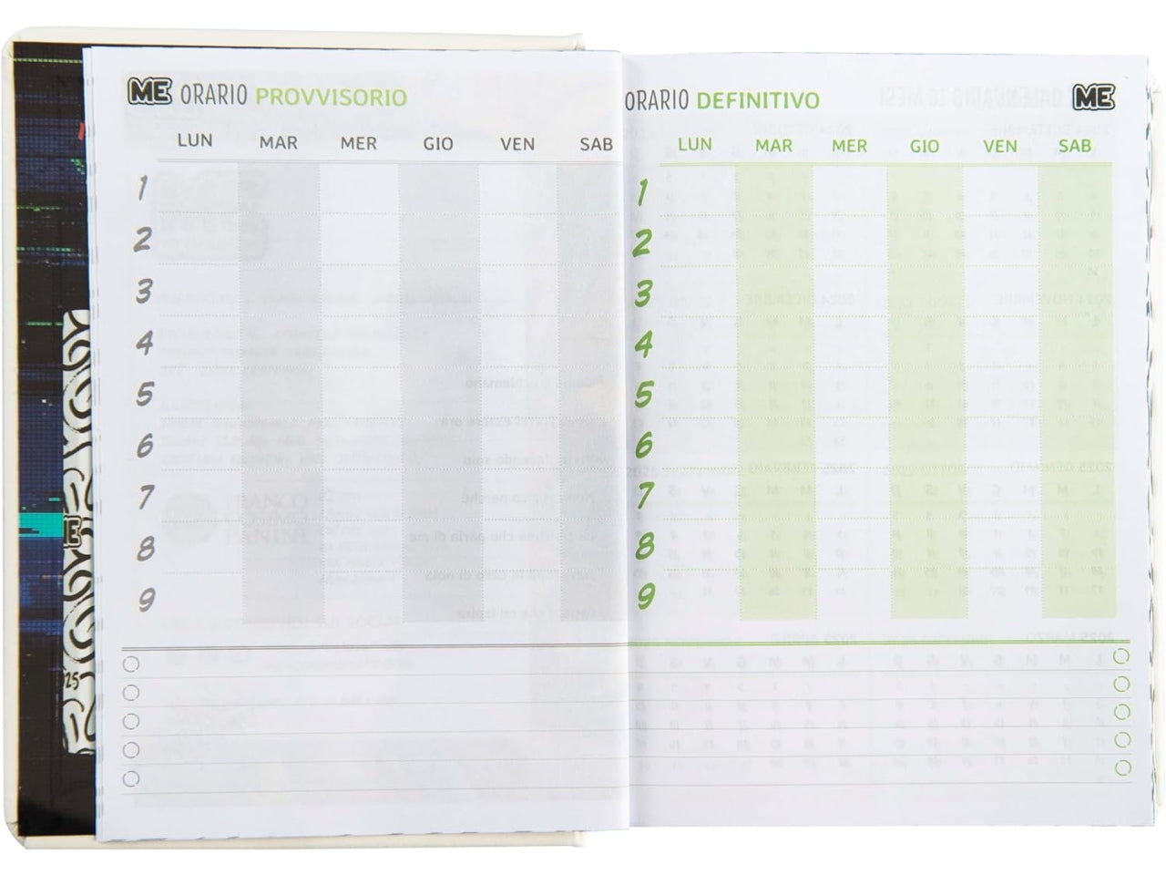 Diario agenda Me classic bianco medium, 16 mesi 2024/25, 12x16,5 cm - Franco Panini