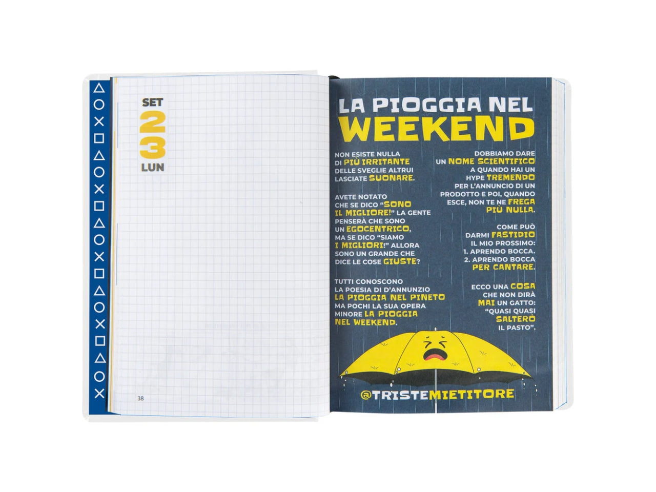 Agenda 16 mesi medium playcomix 2025