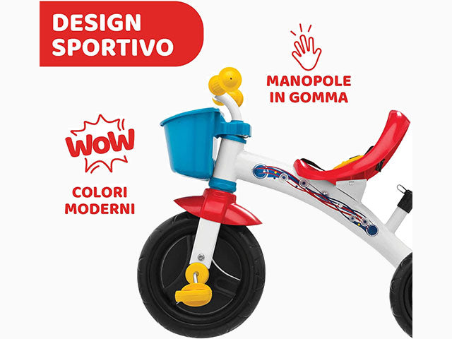 Chicco Triciclo Bambini U-GO 2in1 Triciclo con Maniglione Regolabile