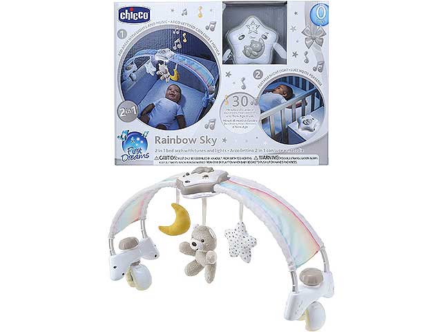 Chicco Rainbow Sky Arco Lettino Arco con Luce Notturna e Musica