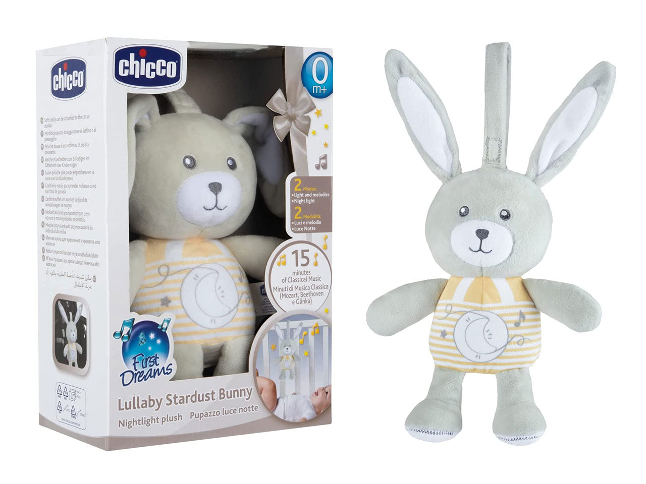 Chicco Coniglietto Polvere di Stelle First Dreams Pupazzo con Luce Notte