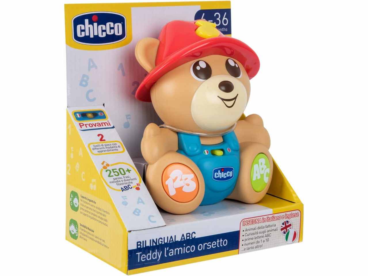 Chicco Teddy lAmico Orsetto Giocattolo Parlante