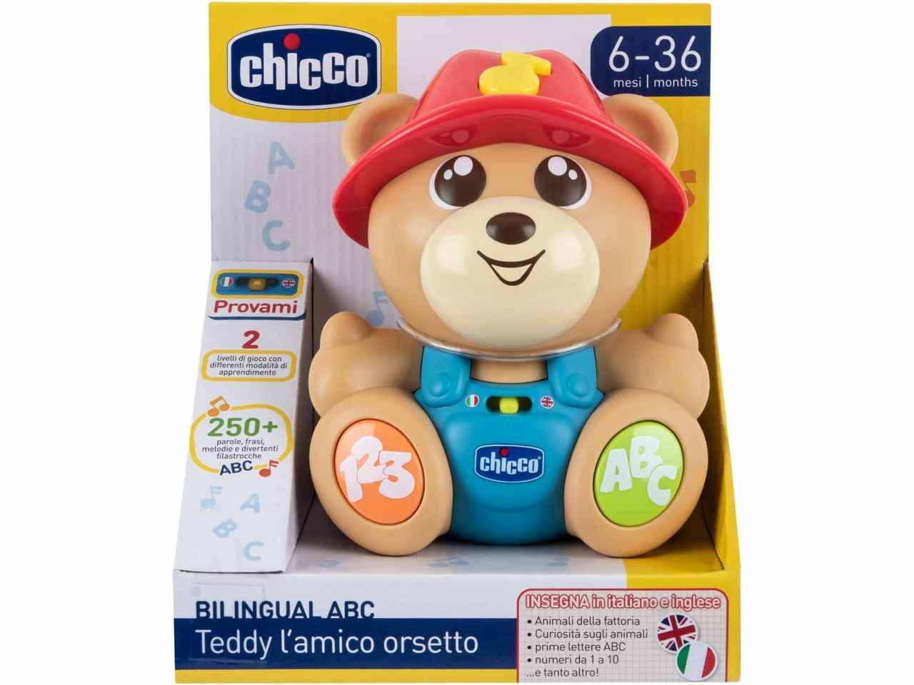 Chicco Teddy lAmico Orsetto Giocattolo Parlante