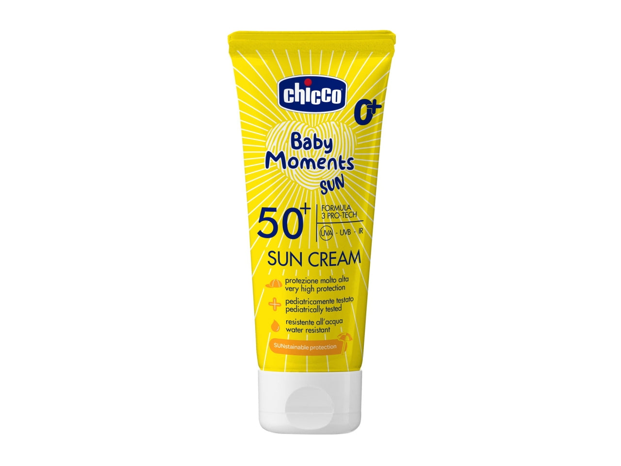 Chicco baby moments sun crema solare spf 50+ 75ml
