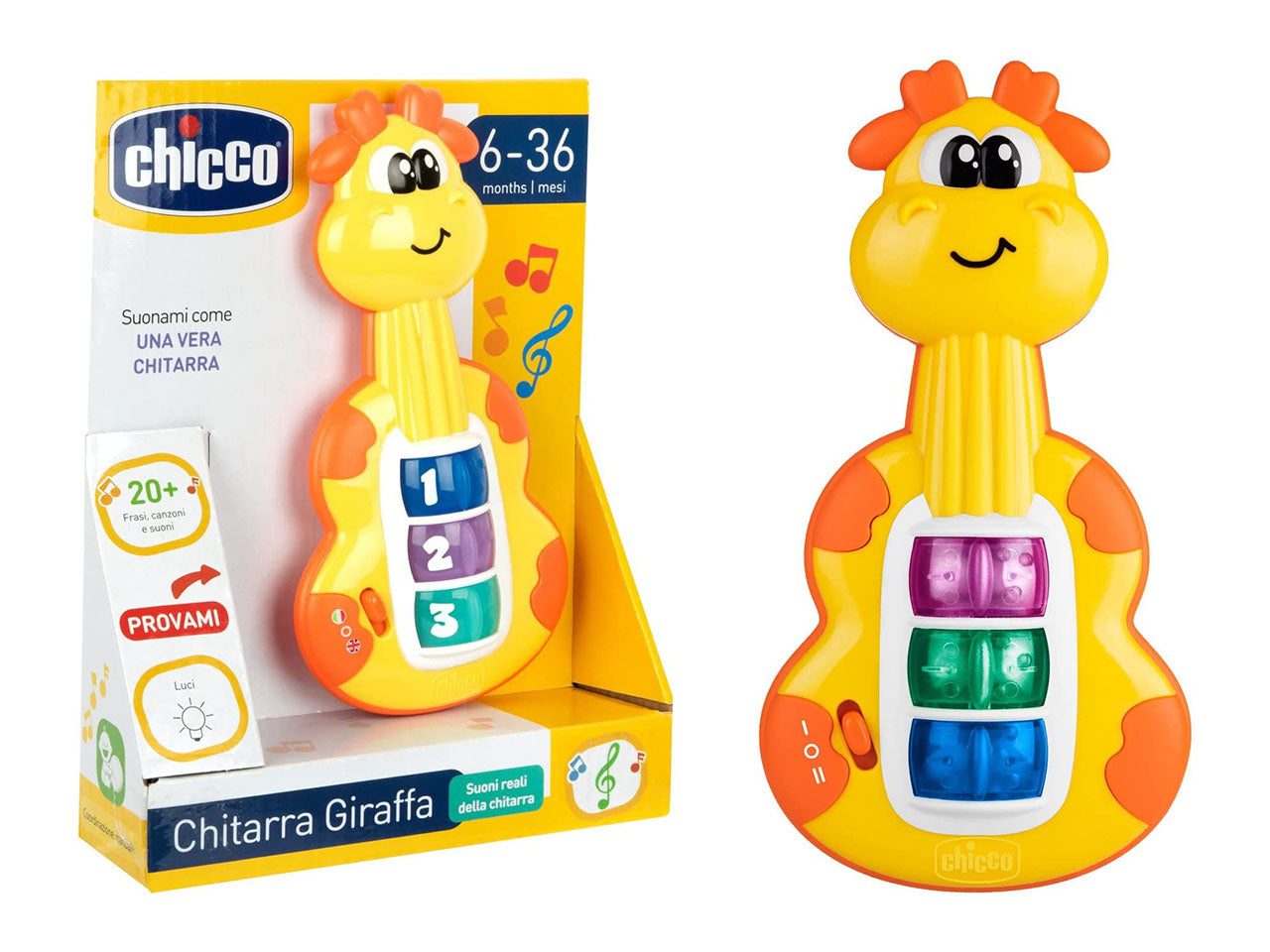 Chicco Chitarra Giraffa Baby Senses gioco parlante musicale