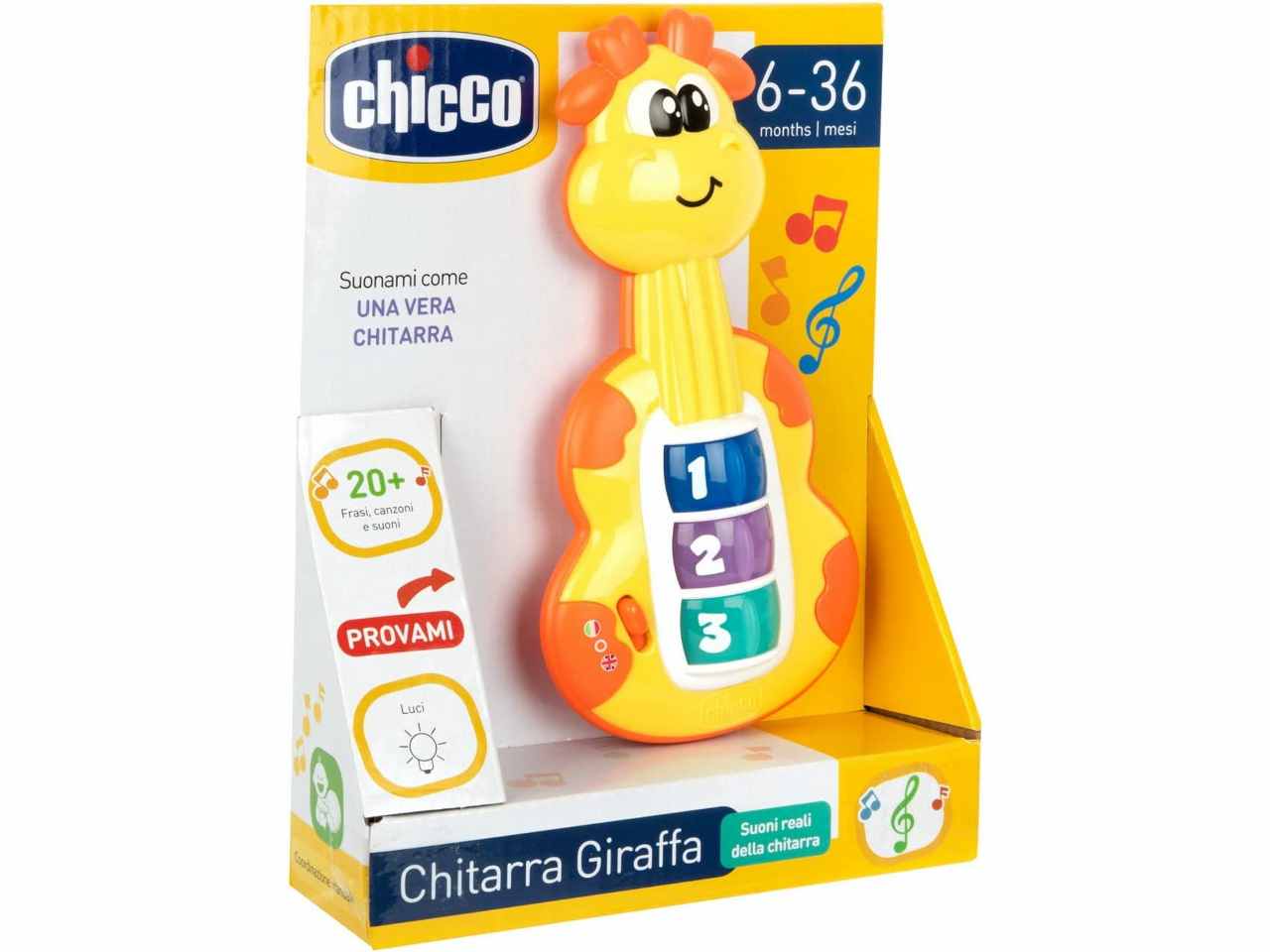 Chicco Chitarra Giraffa Baby Senses gioco parlante musicale