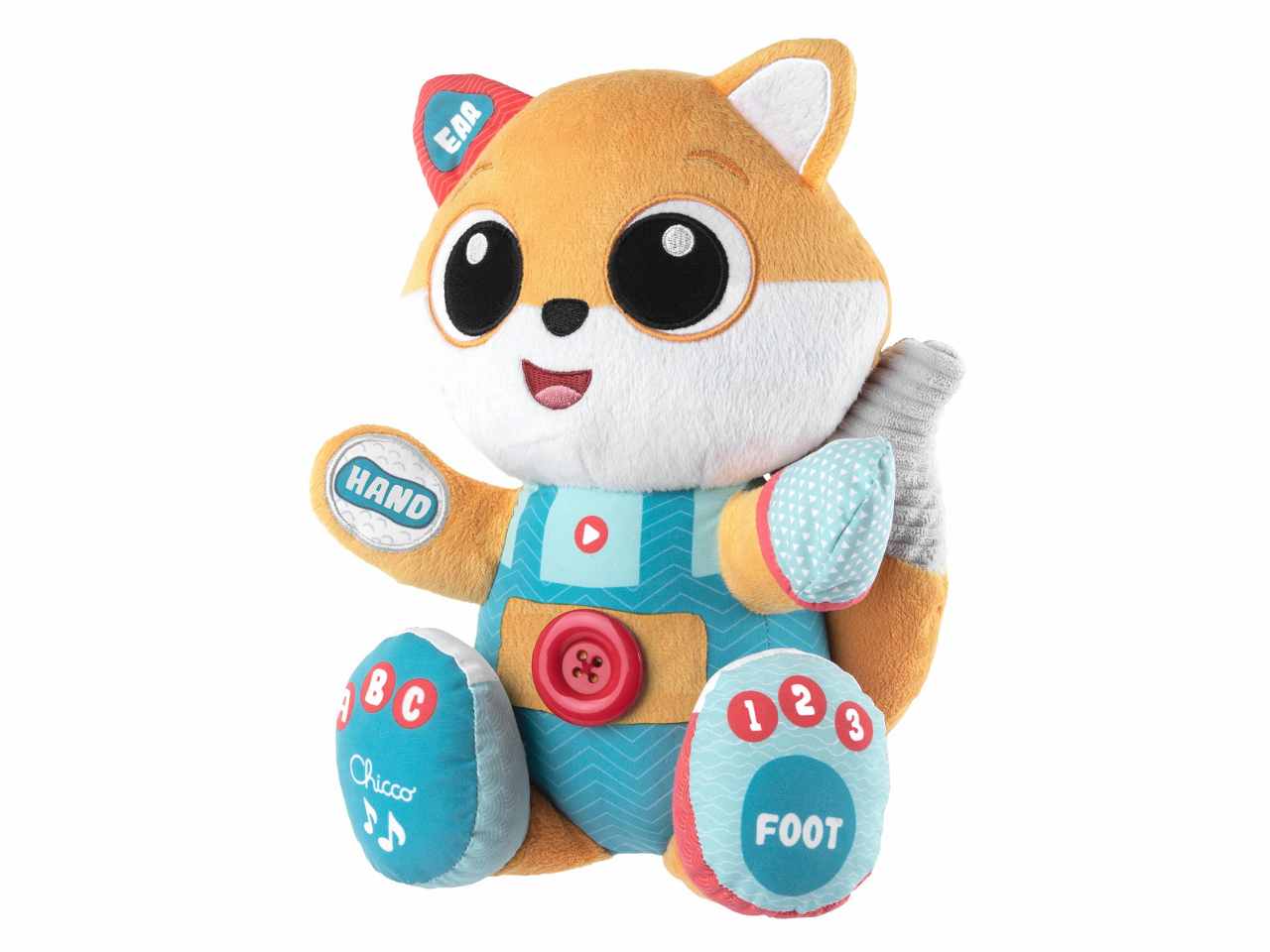 Chicco ABC Foxy Peluche Evolutivo con Pulsanti Interattivi