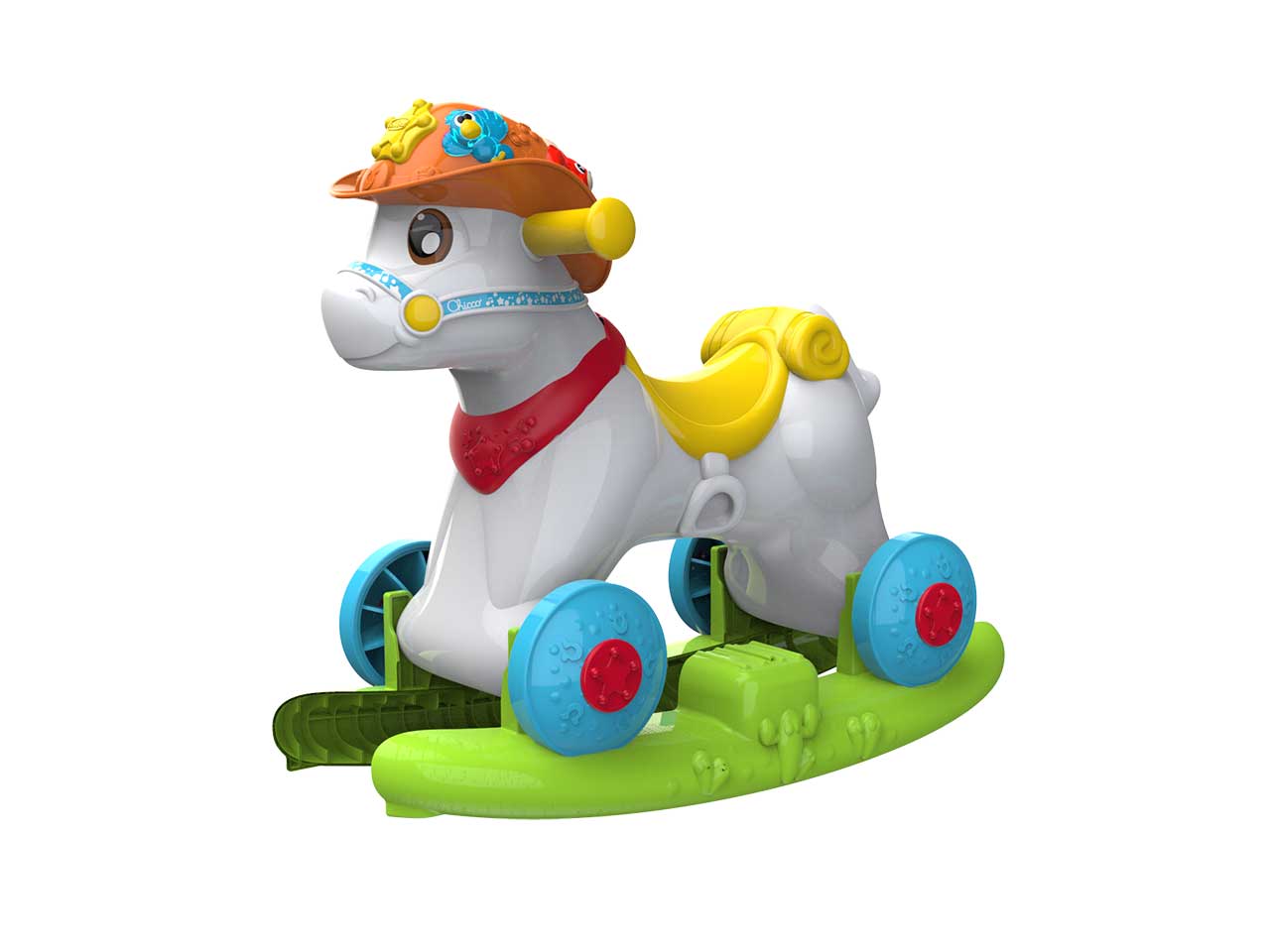 Chicco Baby Rodeo Cavalcabile Cavallo a Dondolo $