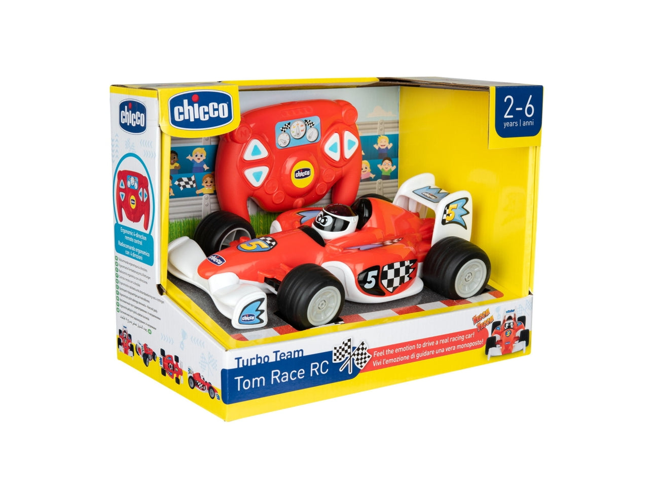 Chicco Tom Race RC Macchinina Telecomandata Sportiva