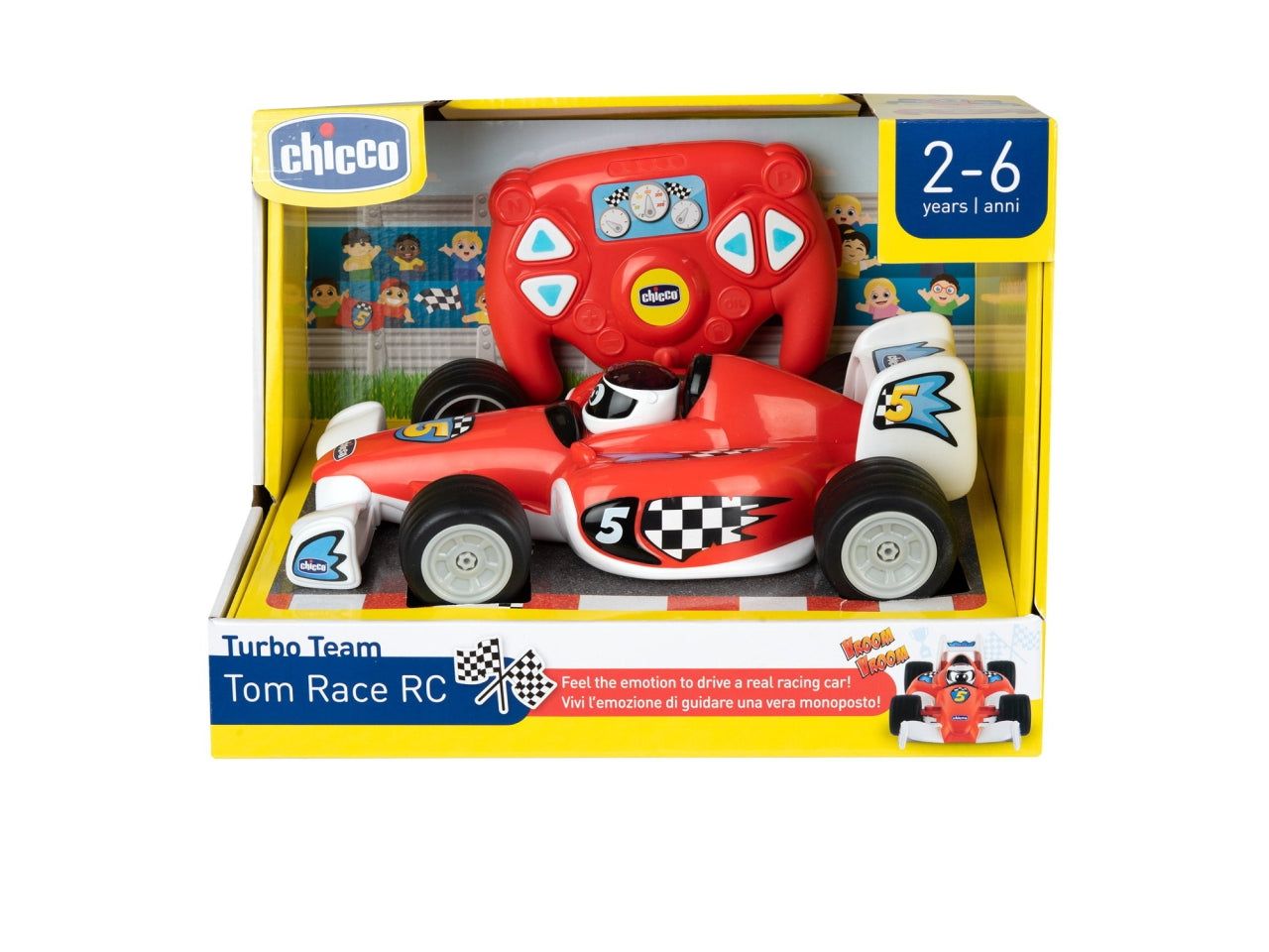 Chicco Tom Race RC Macchinina Telecomandata Sportiva