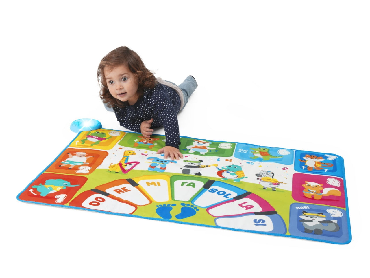 Chicco Tappeto Musicale - Multicolor in Plastica, Età 2-5 Anni, Dimensioni 100x4x70 cm