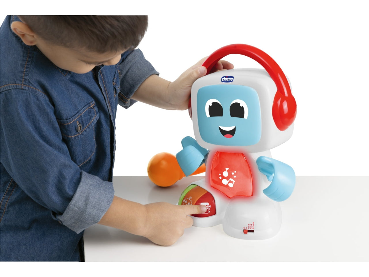 Chicco Robit, Canta con Me - Multicolor in Plastica, Età 3-6 Anni, Batterie Incluse, Dimensioni 15,2x11x23,3 cm