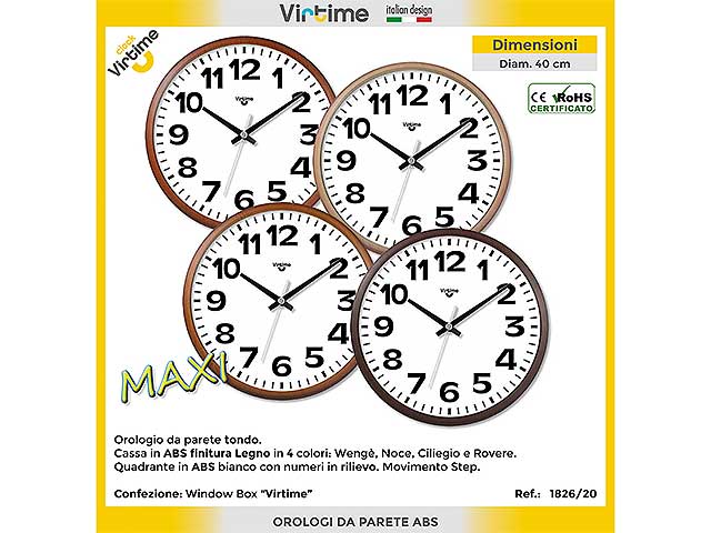 Orologio d.41cm num.rilievo 1826/10