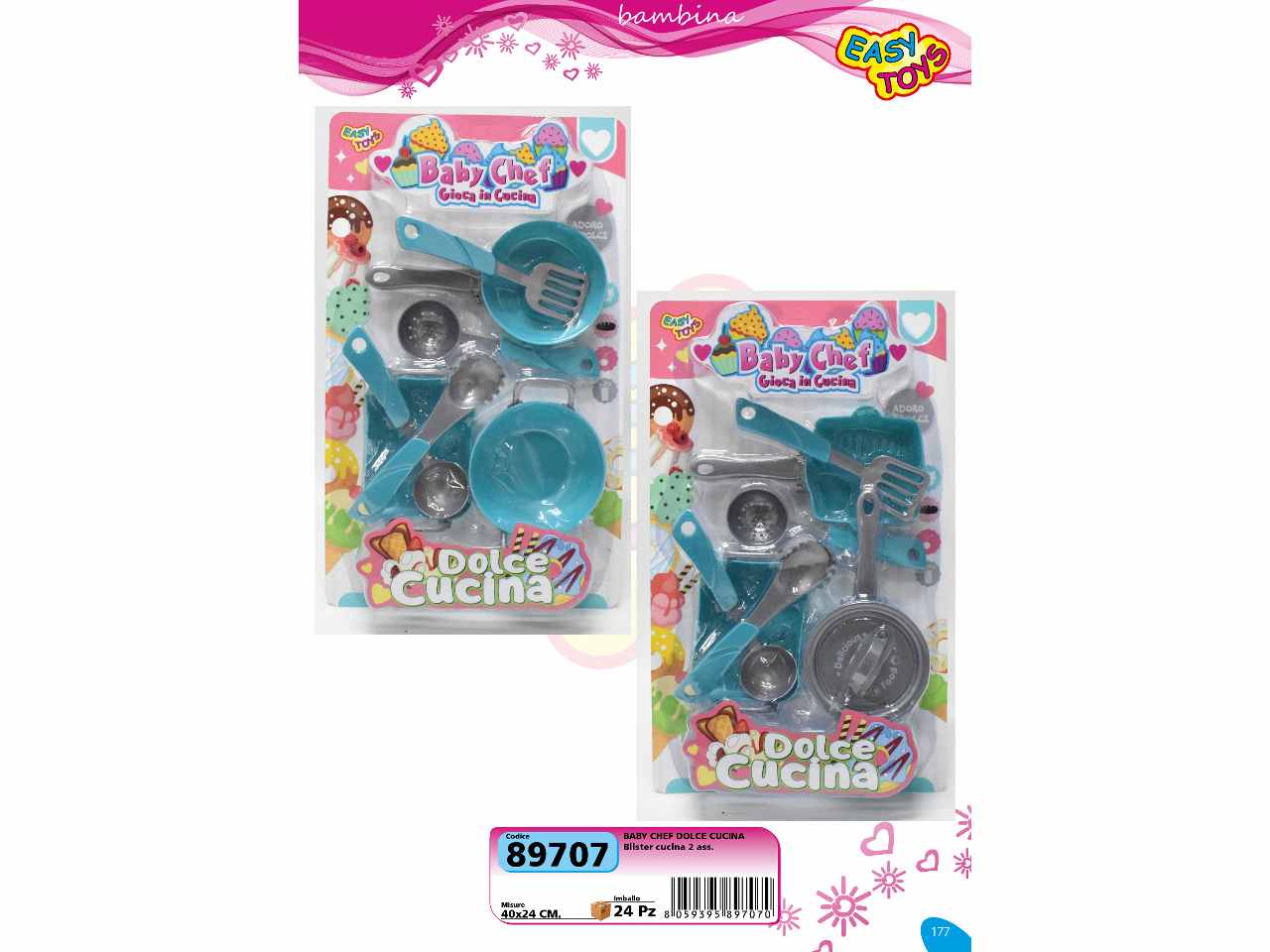 Setbaby chef dolce cucina    89707