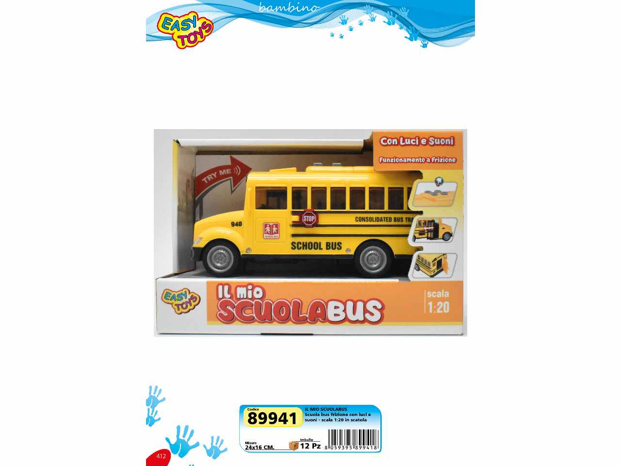 Scuolabus friz. c/luci 89941
