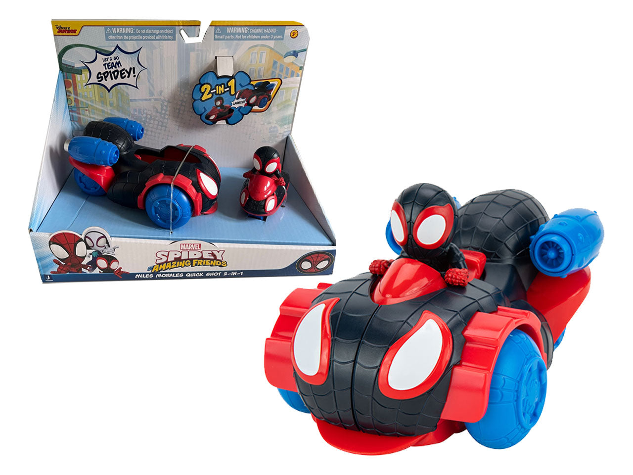 Spidey veicolo 2 in 1 miles morales