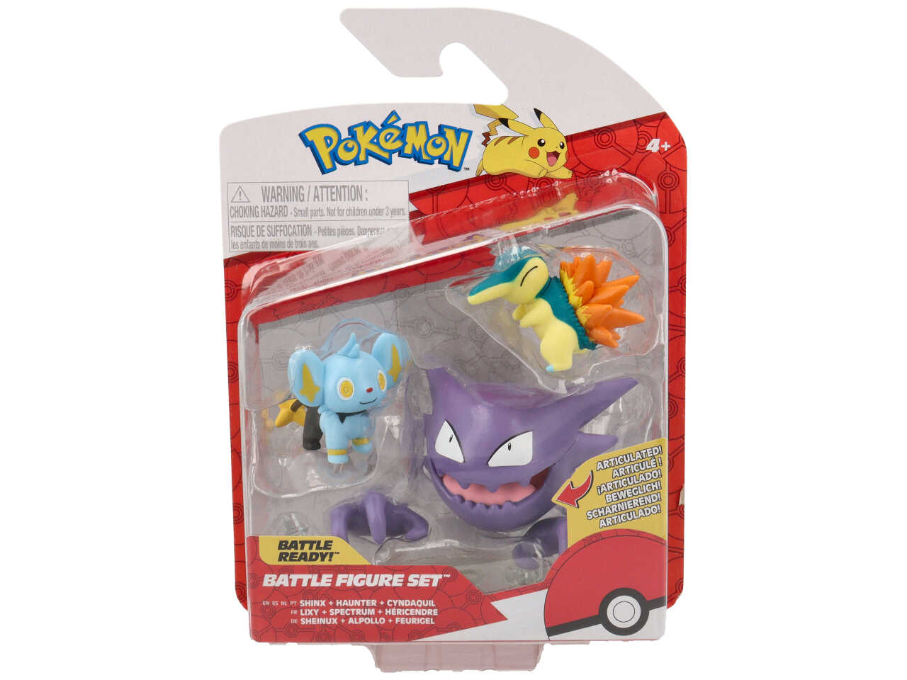 Pokemon battle figure - confezione da 3 personaggi