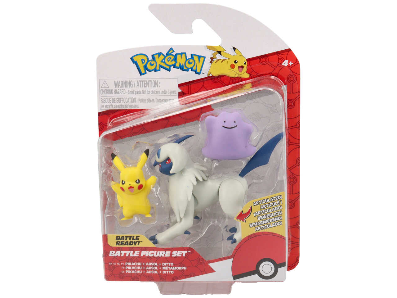 Pokemon battle figure - confezione da 3 personaggi