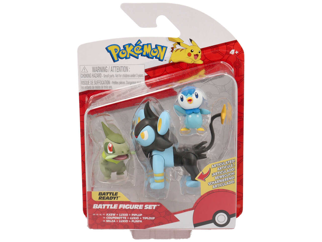 Pokemon battle figure - confezione da 3 personaggi