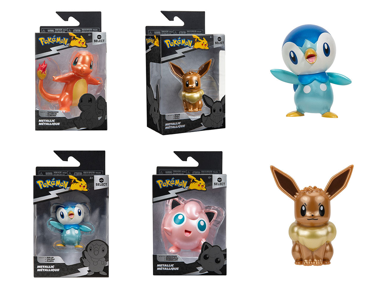 Personaggio Pokémon select battle figure 8 cm assortito | Rei Toys