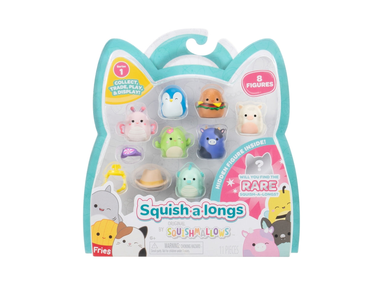 Squish a long  pack 8 personaggi e 2 accessori | Rei Toys