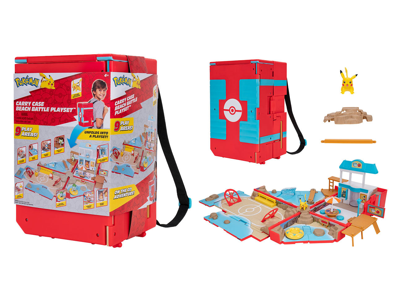 Pokémon playset arena battle beach con personaggio esclusivo | Rei Toys