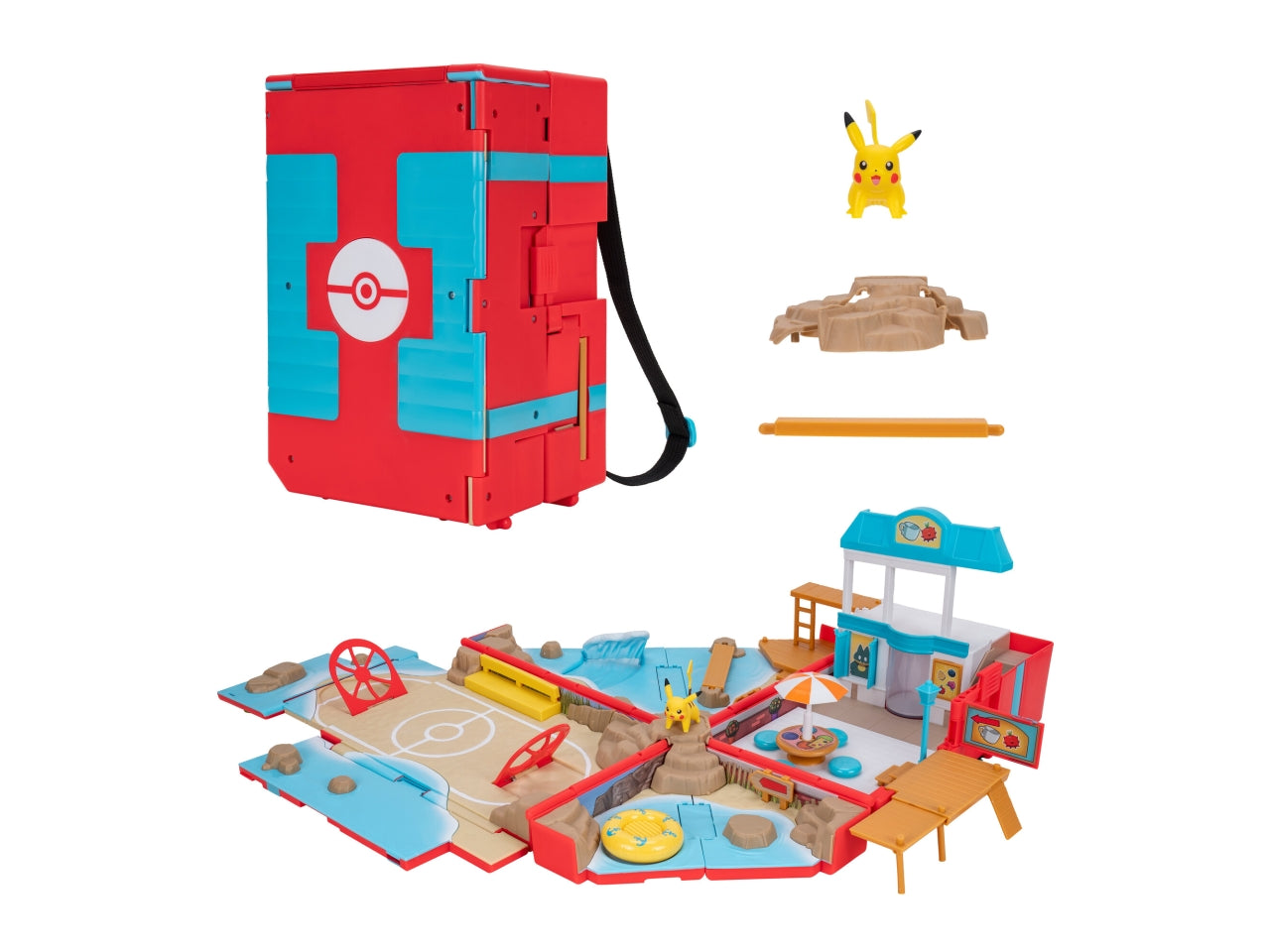 Pokémon playset arena battle beach con personaggio esclusivo | Rei Toys