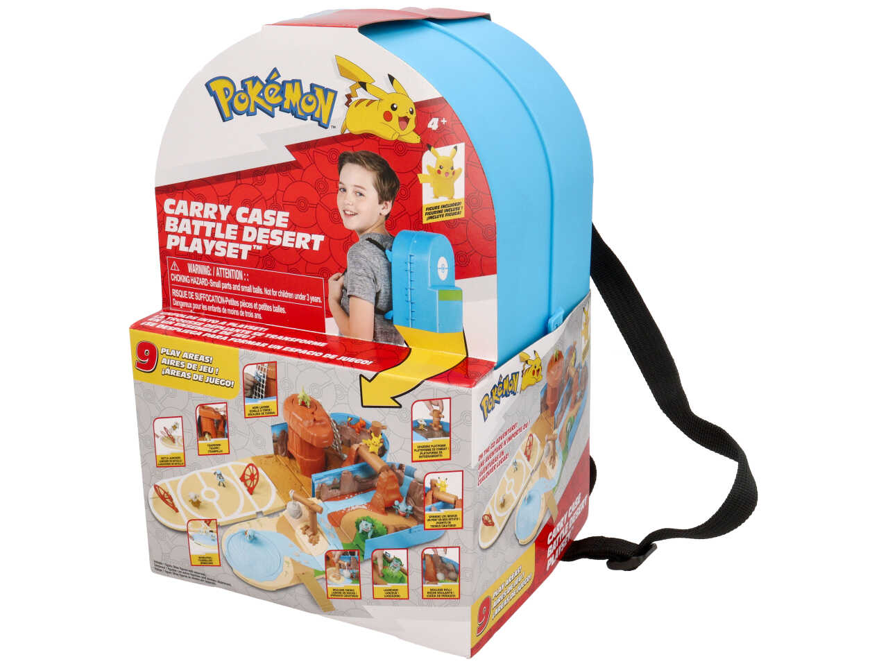 Pokemon playset arena nel deserto con personaggio esclusivo