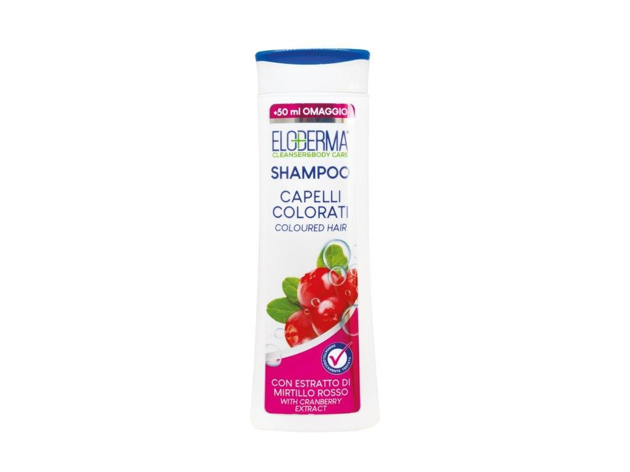 Eloderma Shampoo per Capelli Colorati 300ml - Protezione del Colore con Estratto di Mirtillo Rosso, Formula Protettiva per Colori Intensi $