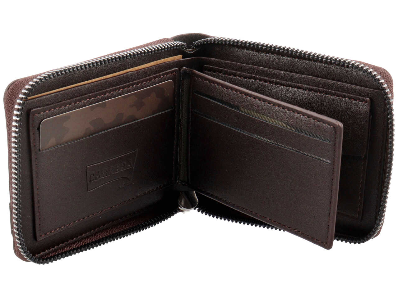 Portamonete e cintura zipper wallet bifold 100% polyurethane