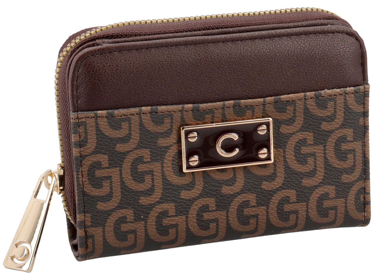 Portafoglio zip around piccolo con cintura audrey collection 100% polyurethane