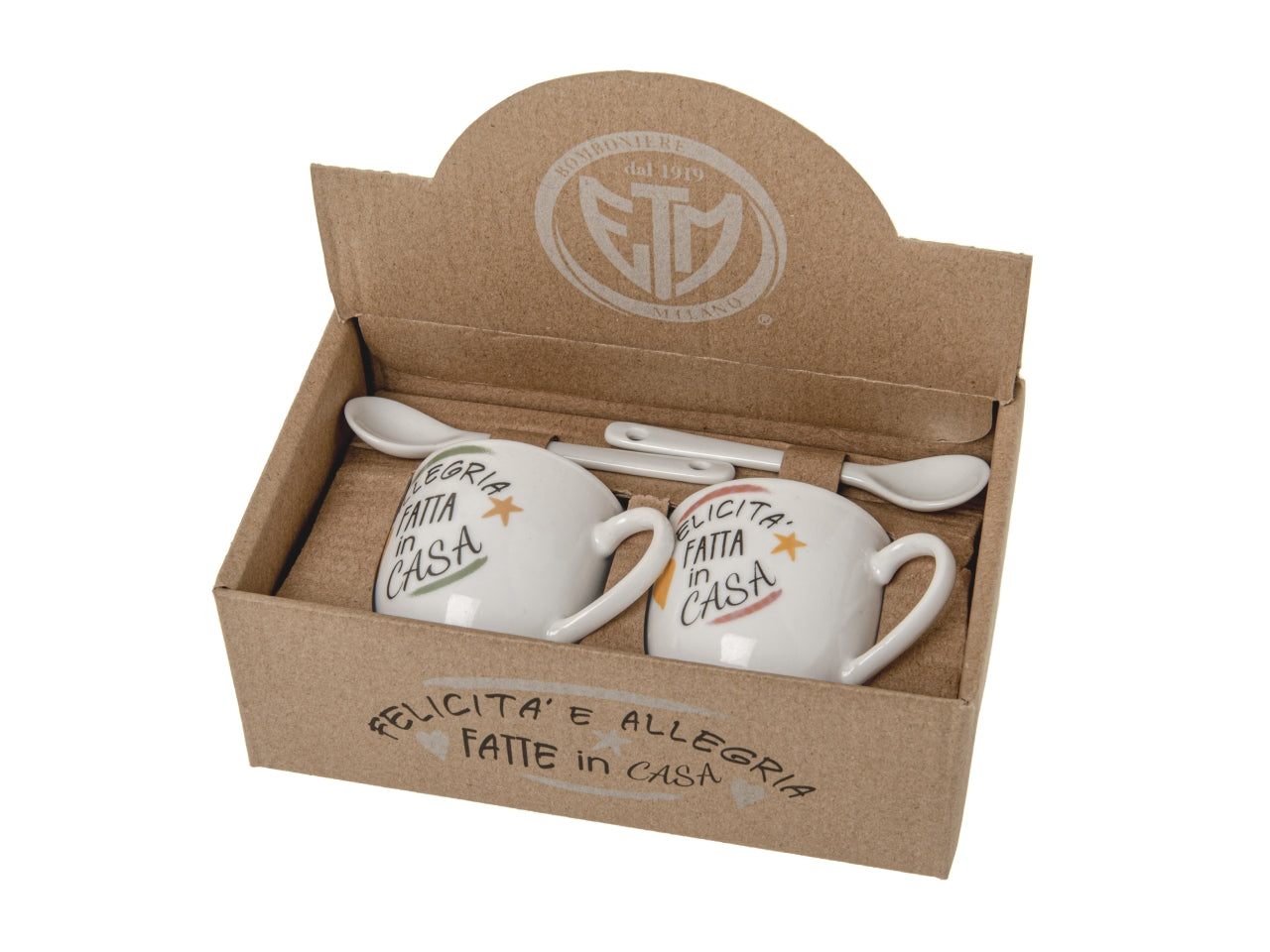 Fantasie set caffe' misura h.5,5cm