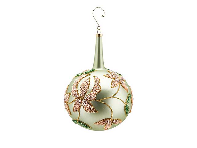 Sfera vetro verde d12cmdec.floreale 683887,75 $