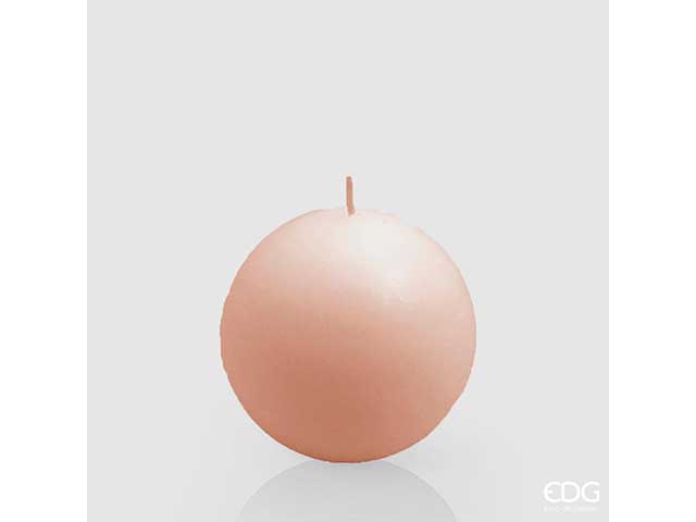 Candela sfera 10cm rosa 613172.53