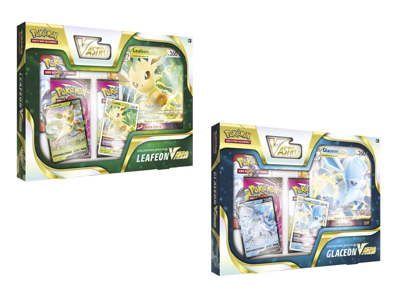 Scatola Set Carte Pokémon Leafeon V Astro / Glaceon V Astro  - Game Vision